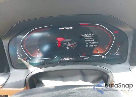 2020 BMW 3 Series M340I z USA, uszkodzony, nr VIN WBA5U7C06LA232418